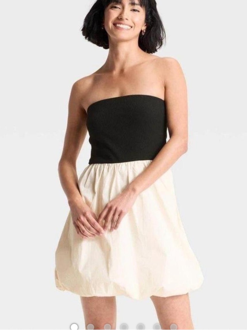 A NEW DAY Puff Bubble Mini Dress